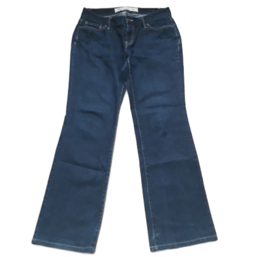 Ann Taylor Loft Curvy Boot Cut Jeans - Size 4 Petite Dark Wash Jeans